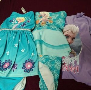 Set of 3 Frozen Bathing Suits | Girl's size 7/8